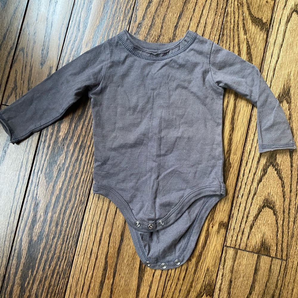 Mini Mioche Long Sleeve Onesie (3-6M)